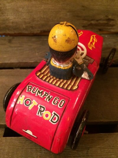 画像2: BUMP'N GO HOT ROD Tin Car