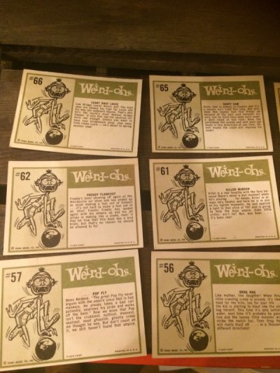 画像3: WEIRD-Ohs Card Set