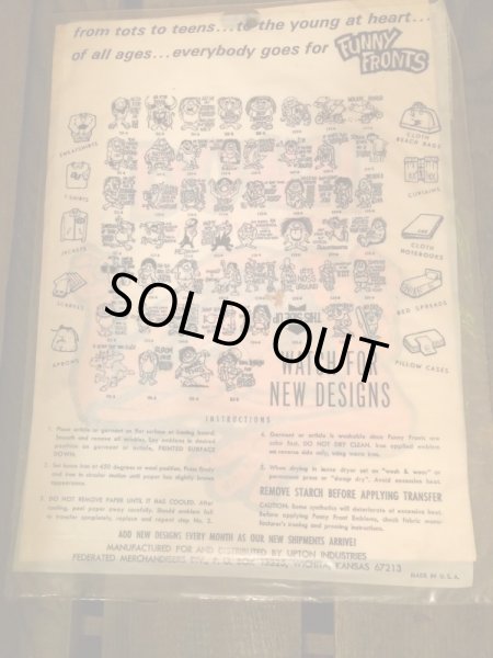 画像3: FUNNY FRONT IRON ON THANSFERS (3)