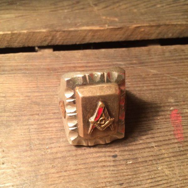 画像1: Freemasonry Mexican Ring (1)