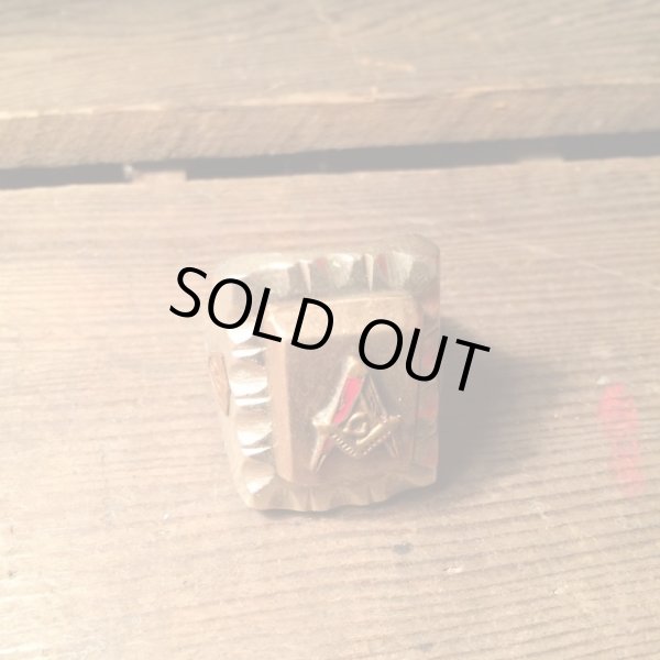 画像1: Freemasonry Mexican Ring (1)