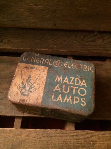 画像1: General Electric Lamps Metal Tin Can (1)
