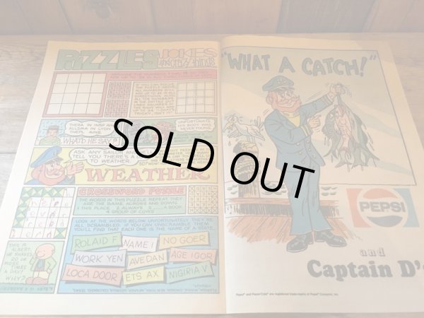 企業キャラクターのキャプテンD'sのビンテージフリーペーパーブック