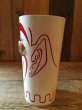 アメリカ製のピエロのビンテージプラスチックカップ