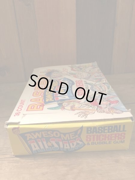 画像5: AWESOME! ALL-STARS BASEBALL STICKERS & BUBBLE GUM COMPLETE SET (5)
