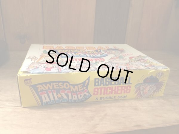 画像8: AWESOME! ALL-STARS BASEBALL STICKERS & BUBBLE GUM COMPLETE SET (8)