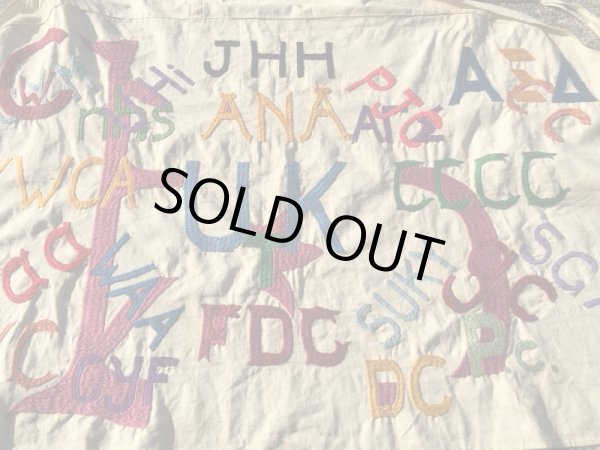 画像2: College Embroidery Flag (2)