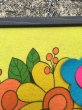 画像6: 70s Vintage Flower Tapestry 70年代ビンテージ花フェルトタペストリー壁掛けヴィンテージ (6)