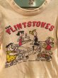 画像1: 60's Hanna Barbera The flintstones Kids T-shirt 60年代 ハンナバーベラ　フリントストーン キッズ　Ｔシャツ　染み込みプリント ビンテージ ヴィンテージ (1)