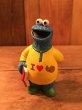画像1: Sesame Street Cookie Monster PVC Figure ビンテージ　セサミストリート　PVC製　フィギュア　クッキーモンスター　ジムヘンソン　80年代　ヴィンテージ (1)