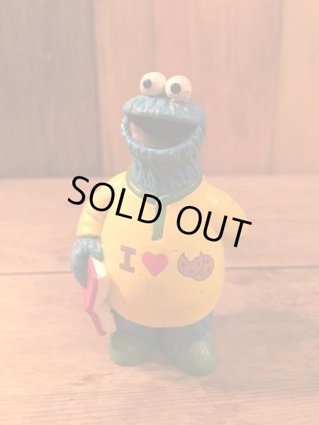 画像1: Sesame Street Cookie Monster PVC Figure ビンテージ　セサミストリート　PVC製　フィギュア　クッキーモンスター　ジムヘンソン　80年代　ヴィンテージ (1)