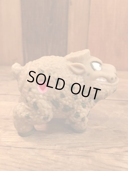 80年代に発売されたコミック、バーンヤードコマンダースのソフビ製ビンテージフィギュア