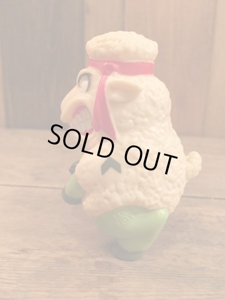 80年代に発売されたコミック、バーンヤードコマンダースのソフビ製ビンテージフィギュア