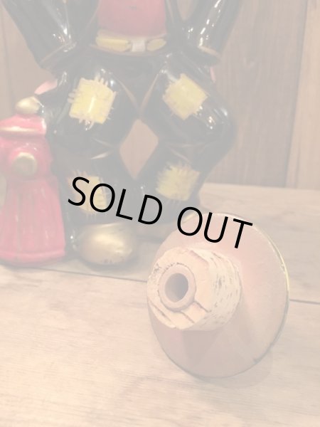 50年代頃のホーボークラウンの陶器製デキャンタ＆ショットグラス4点セット