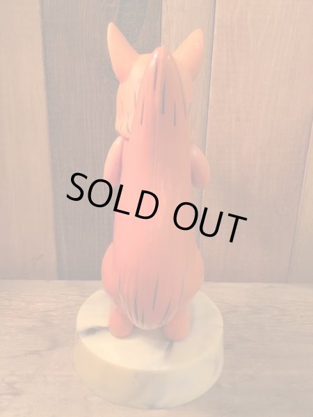 70年代のＤＡＫＩＮ製台座付きキツネビンテージフィギュア