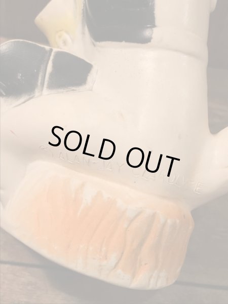 1960年代頃のソフビ製スクイーズトイlan Jay Clarolyte社のネコのフィギュア