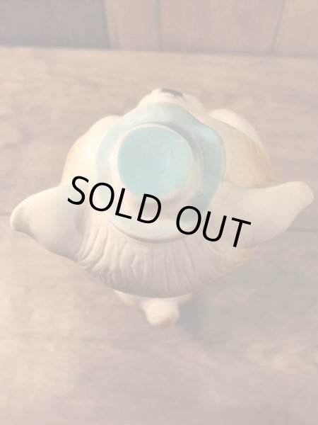 1960年代頃のソフビ製スクイーズトイlan Jay Clarolyte社のネコのフィギュア