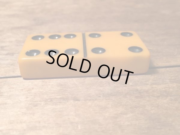  50年代頃のベークライトで出来たビンテージドミノ