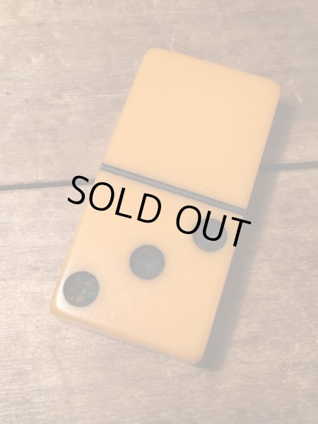  50年代頃のベークライトで出来たビンテージドミノ