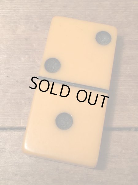  50年代頃のベークライトで出来たビンテージドミノ