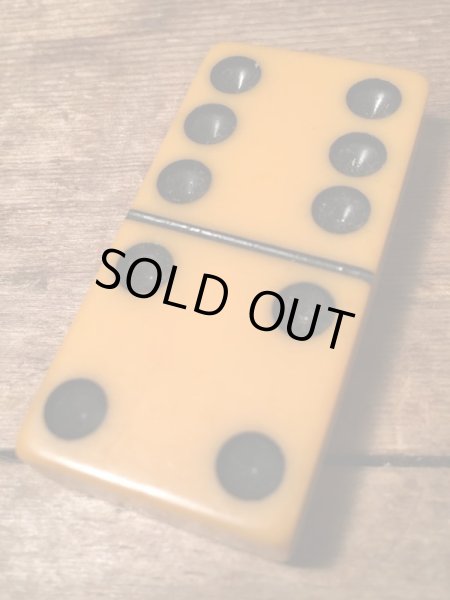  50年代頃のベークライトで出来たビンテージドミノ