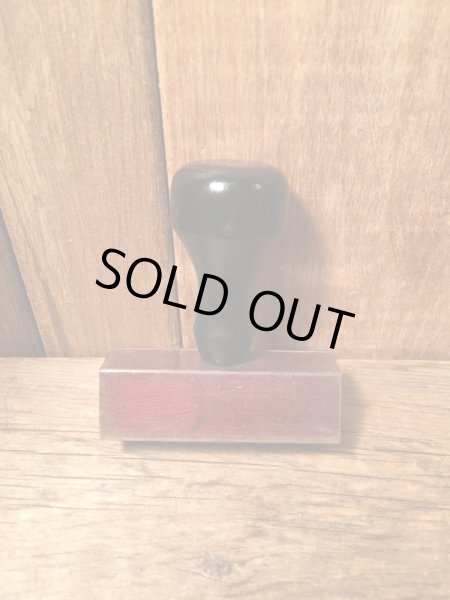 木製のビンテージスタンプ