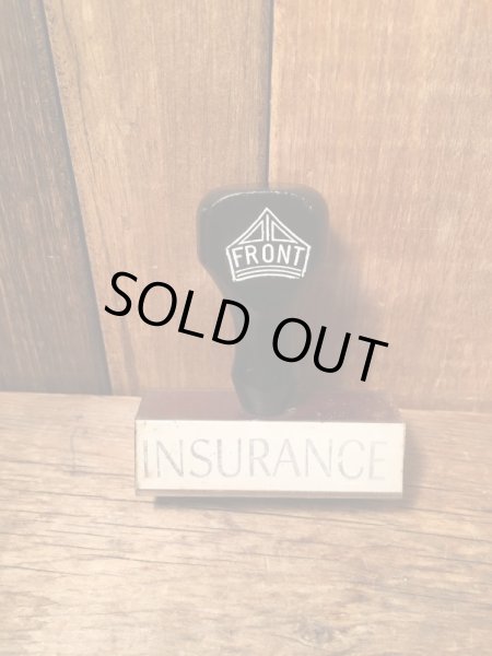 木製のビンテージスタンプ