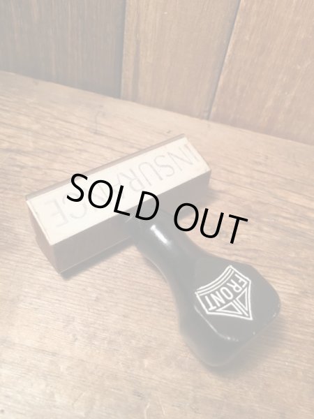 木製のビンテージスタンプ