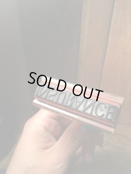 木製のビンテージスタンプ