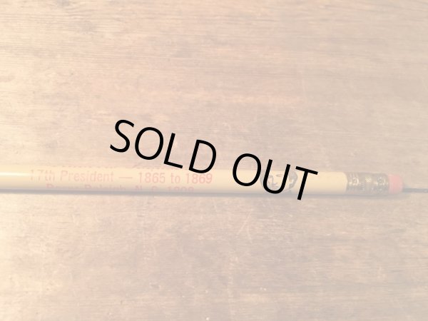 歴代のアメリカ大統領がデザインされているビンテージ鉛筆