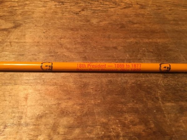 歴代のアメリカ大統領がデザインされているビンテージ鉛筆