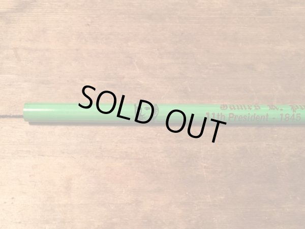 歴代のアメリカ大統領がデザインされているビンテージ鉛筆