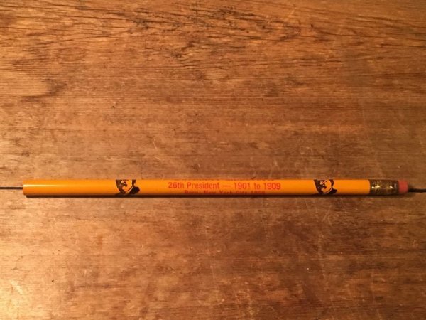 歴代のアメリカ大統領がデザインされているビンテージ鉛筆