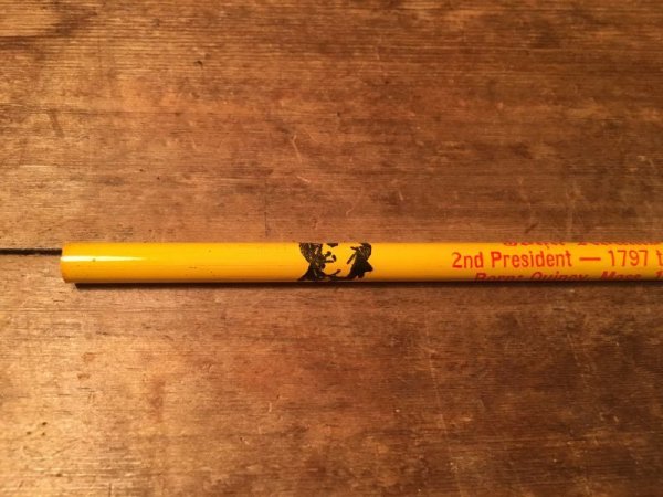 歴代の大統領がデザインされている鉛筆