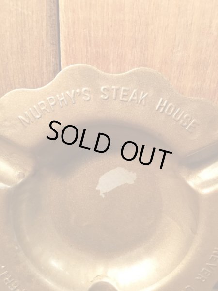 40年代頃の企業で使用されていたメタル製のビンテージ灰皿