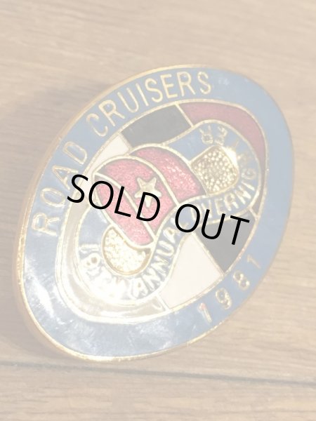  80年代、アメリカのモーターサイクルのクラブチームのピンバッジ