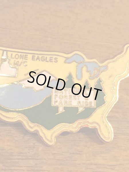 80年代、アメリカのモーターサイクルのクラブチームのピンズ