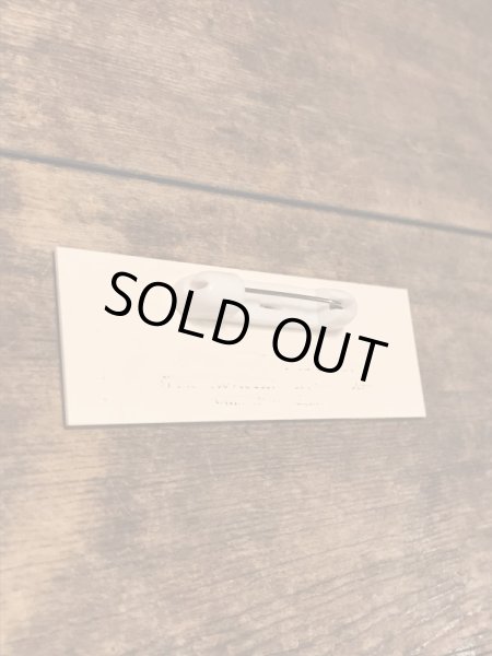 アメリカのガソリンスタンドの従業員用のネームプレート