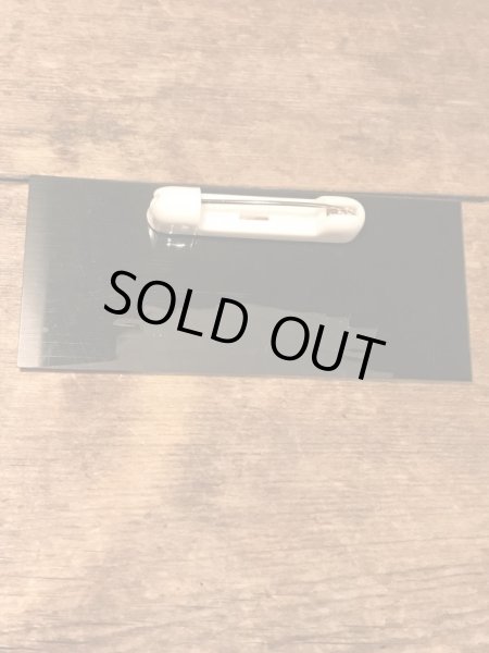 アメリカのウェンディーズのビンテージネームプレート