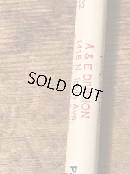 アメリカの企業の宣伝用ノベルティとして作られたビンテージの鉛筆