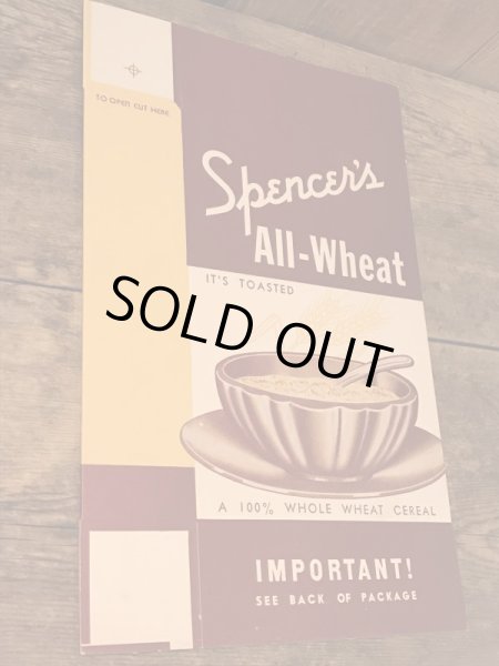 30年代頃のシリアルのビンテージペーパーボックス