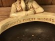 ウイスキーのアドバタイジングキャラクターのビンテージ灰皿