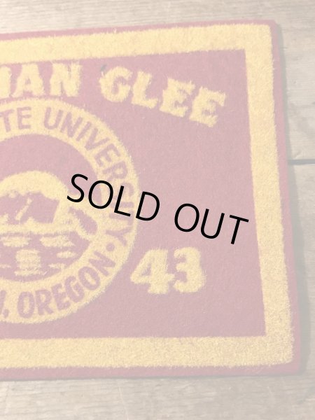 40年代頃のカレッジ物のフェルト製ヴィンテージワッペン