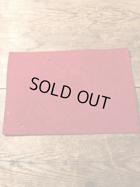 40年代頃のカレッジ物のフェルト製ヴィンテージワッペン