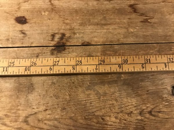 アメリカの企業の宣伝用ノベルティのビンテージルーラー