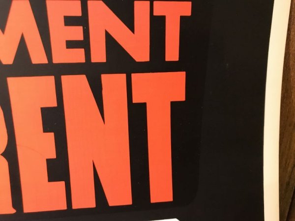 70〜80年代頃の賃貸のビンテージ看板