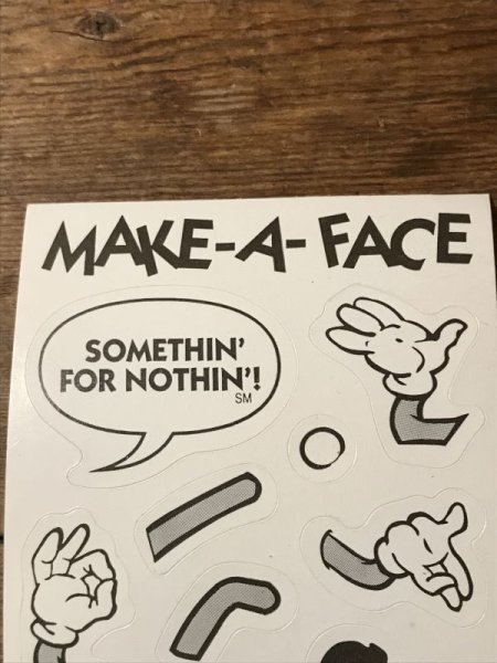 ドミノピザのキャラクターのドニーのヴィンテージ着せ替えシール