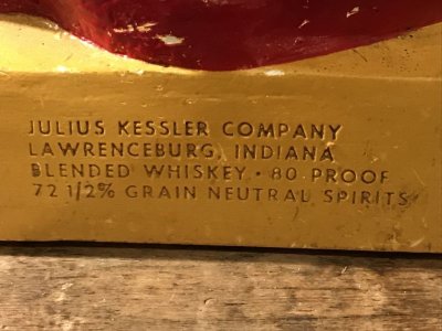 画像2: Kessler Whiskey Display Figure　アドバタイジング　ビンテージ　ウイスキー　フィギュア　ディスプレイ　企業キャラクター　50年代　スタチュー　ヴィンテージ　vintage