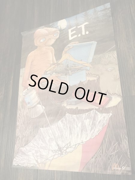 80年代USAマクドナルドで配布されていたE.T.のビンテージポスター