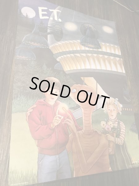 80年代USAマクドナルドで配布されていたE.T.のビンテージポスター